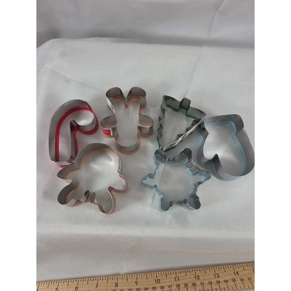 Stir Christmas Cookie Cutters Set Of 6 New